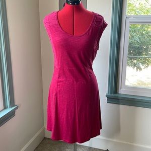 Toad & Co Organic Cotton Blend Pink/Red Dress